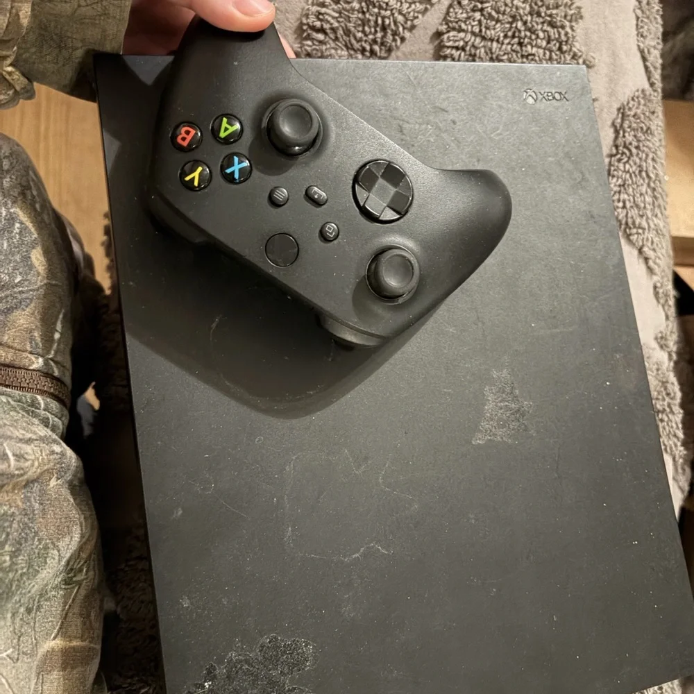 x box one x Console with Controller